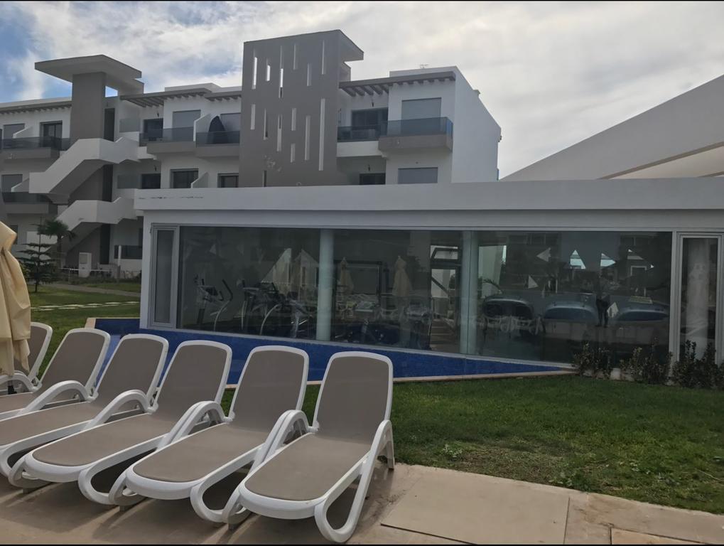Blanca Beach Vue Laterale Sur Mer Sidi Rahal  Exterior foto
